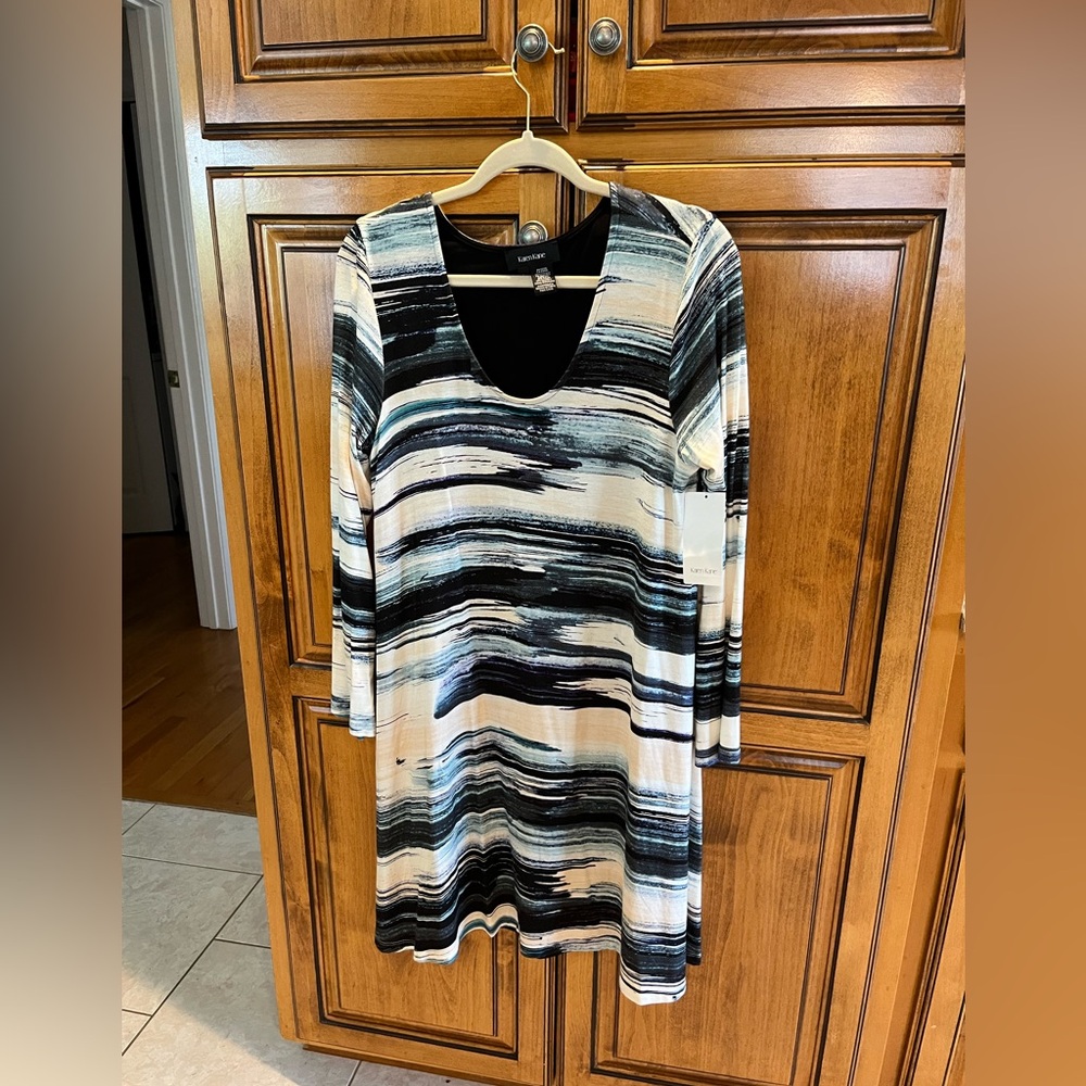 Striped Long Sleeve Dress